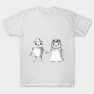 Pottsfield Pumpkin Couple T-Shirt